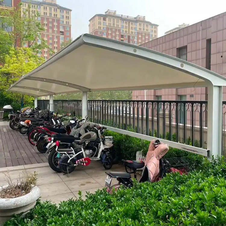 交口县膜结构电动车棚